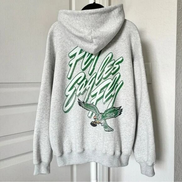 Abercrombie & Fitch Philadelphia Eagles Graphic Popover Hoodie - Picture 4 of 15